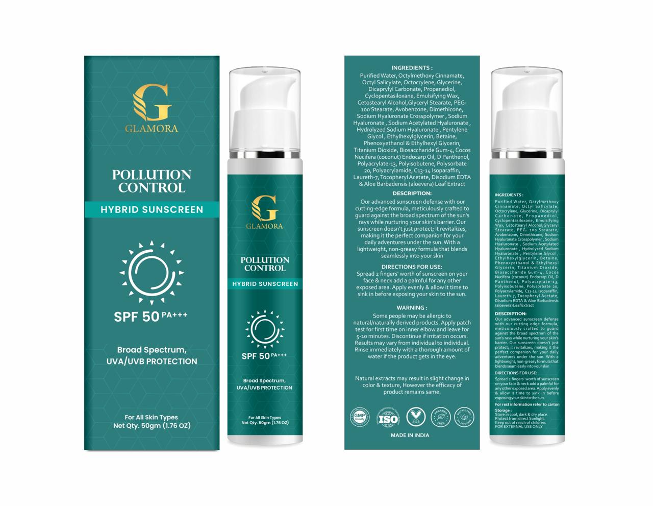 Pollution Control Hybrid Sunscreen Pollution Control Hybrid Sunscreen