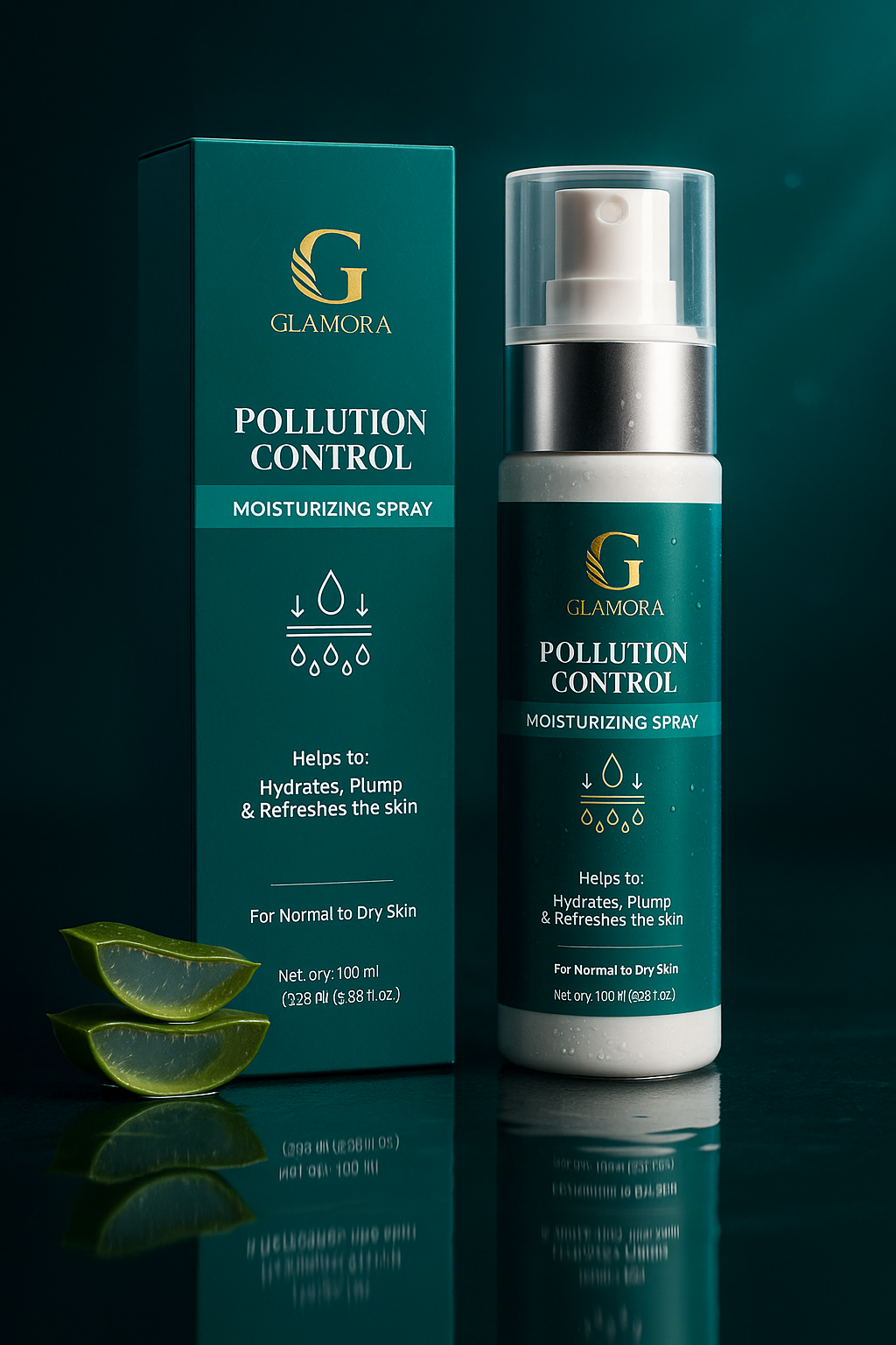 GLAMORA POLLUTION CONTROL MOISTURIZING SPRAY
