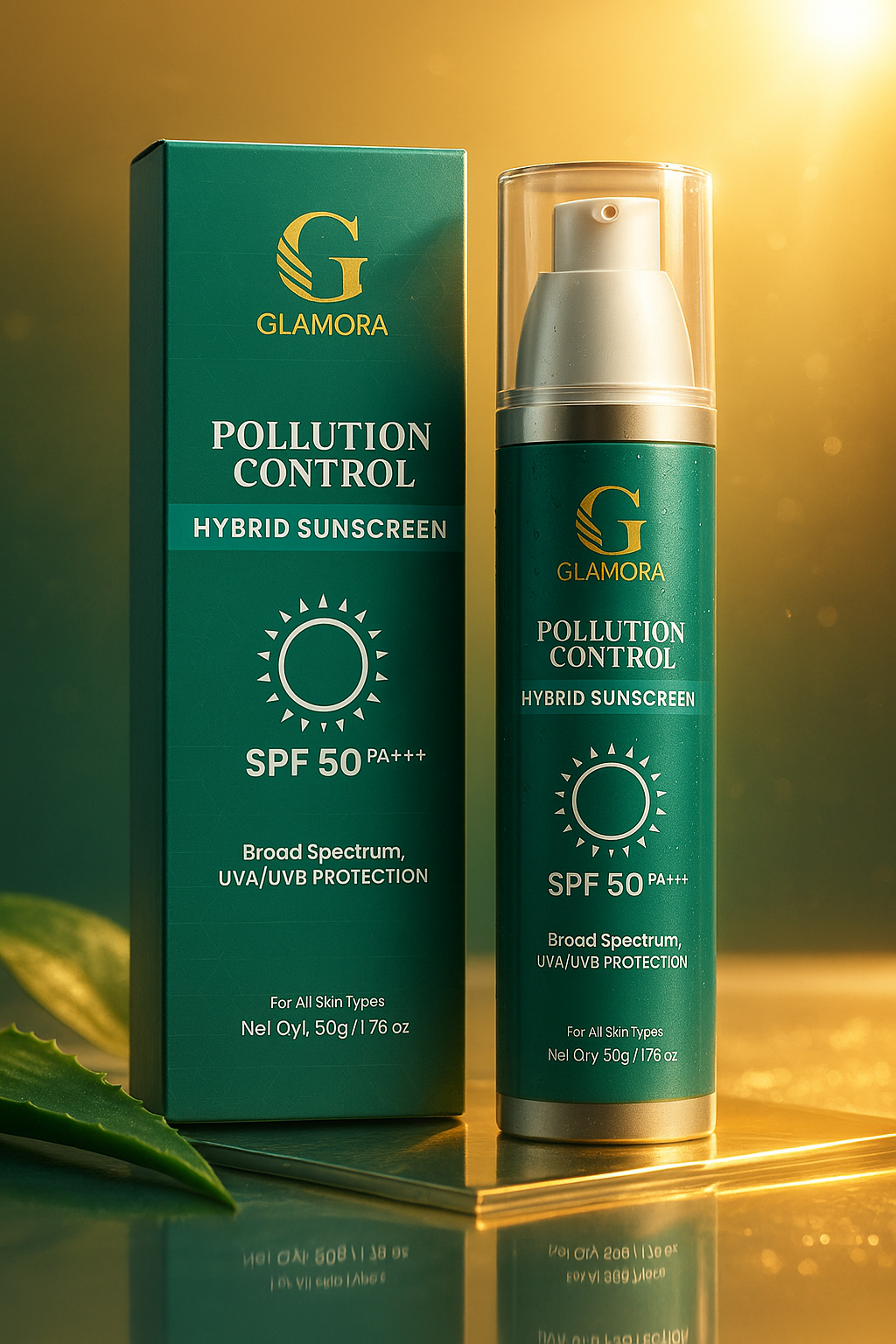 GLAMORA POLLUTION CONTROL HYBRID SUNSCREEN
